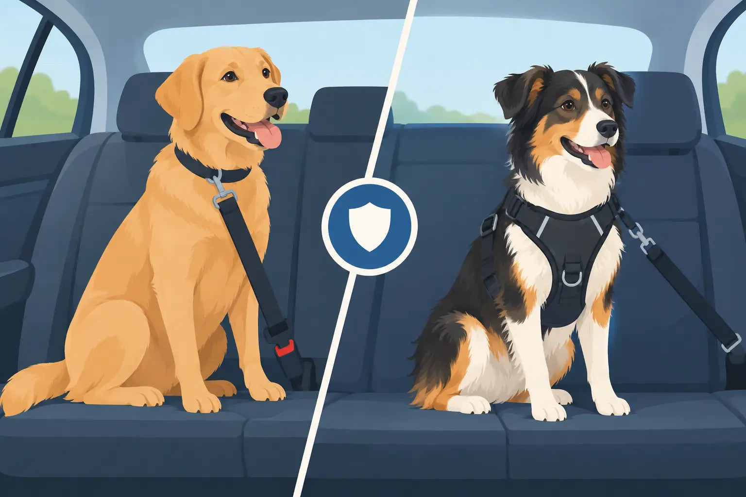 Dog Seatbelt vs Travel Harness: Which Is Safer?