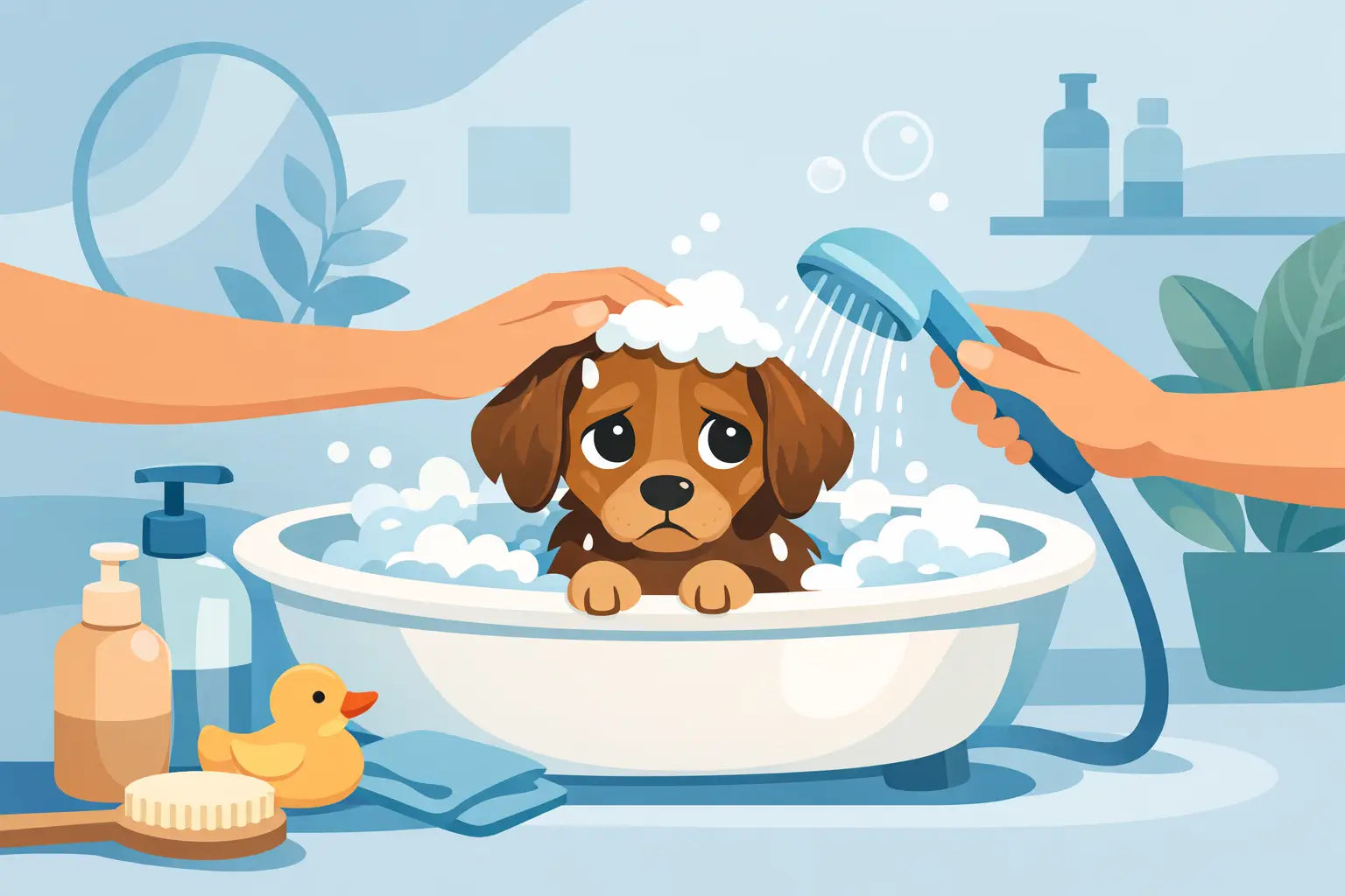 How to Bathe Anxious Dogs Without a Battle