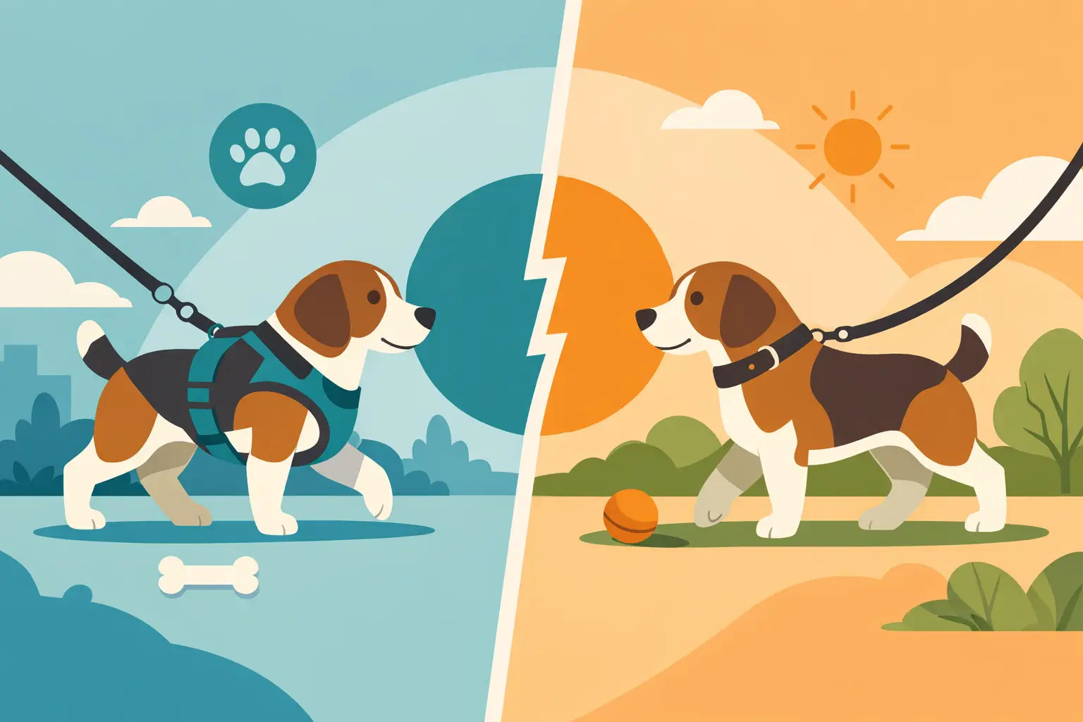 Dog Harness vs Collar Walking: Which Wins?