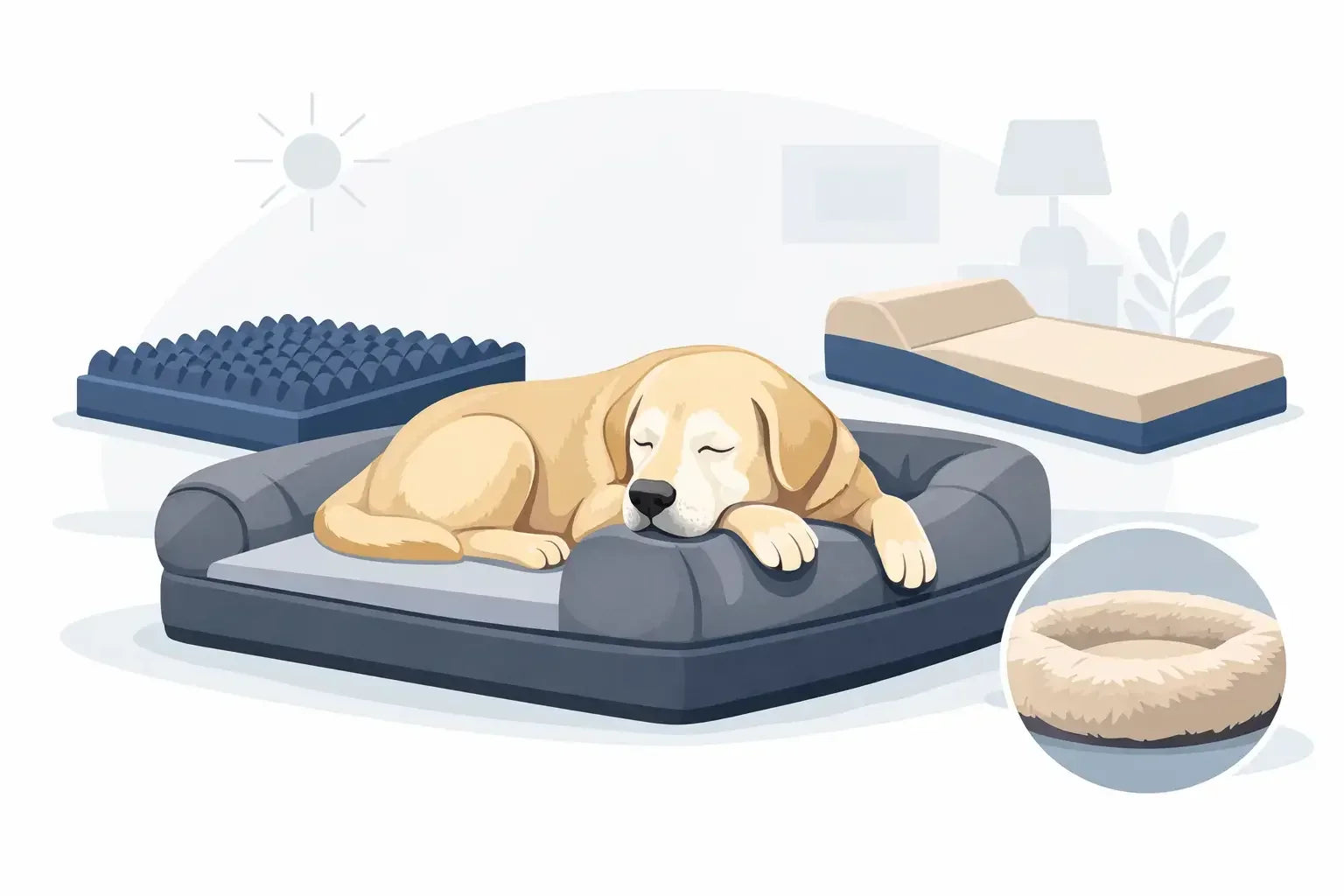 Orthopedic Bed for Senior Labrador: What Fits?