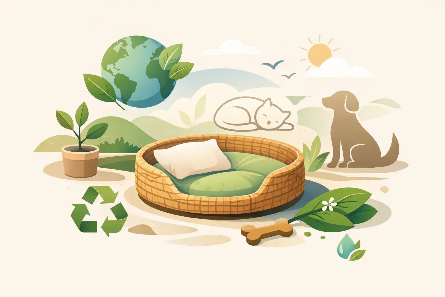 How to Choose an Eco Friendly Pet Bed - Nai Pet Store