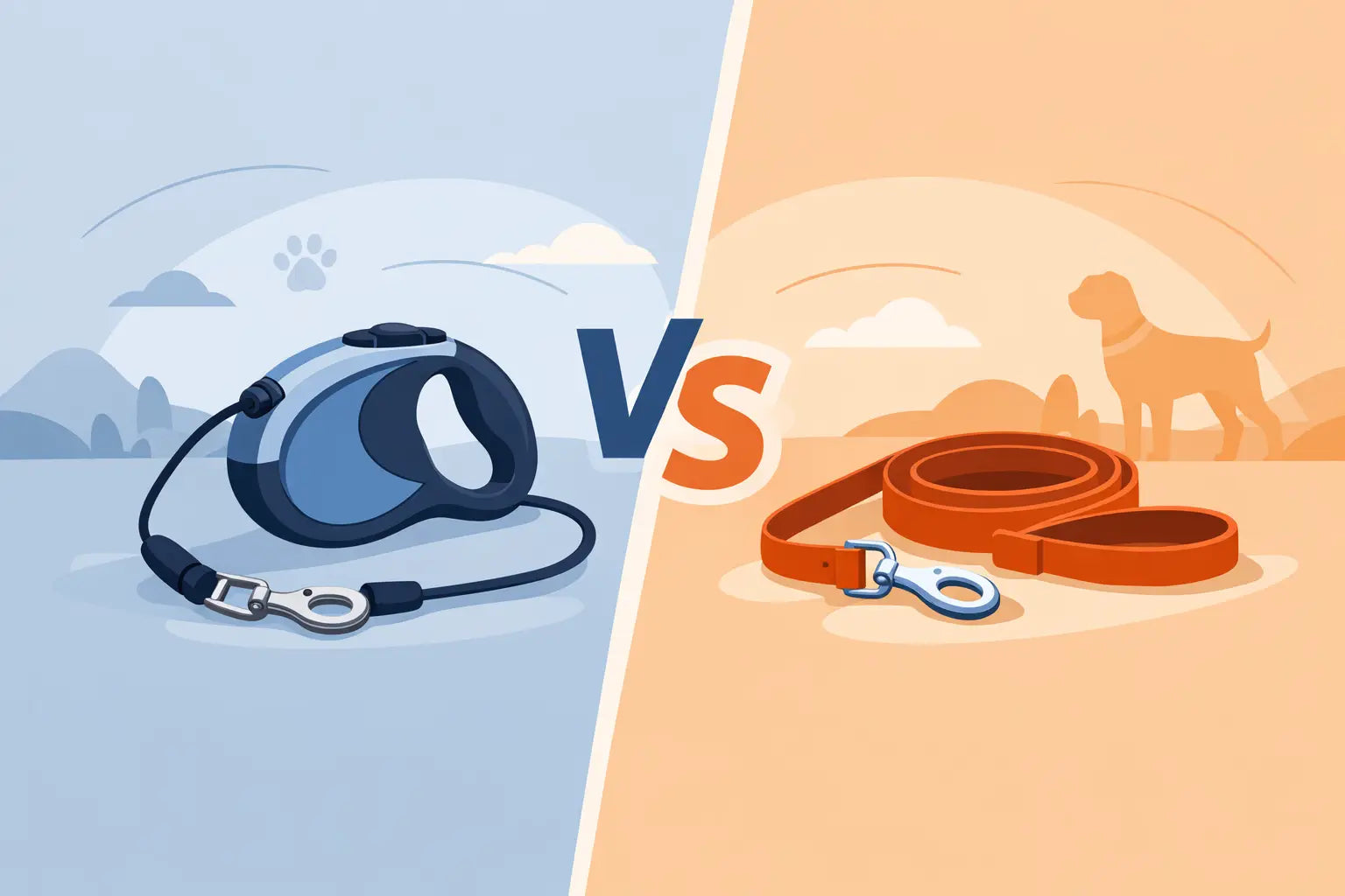 Retractable Leash vs Standard Leash