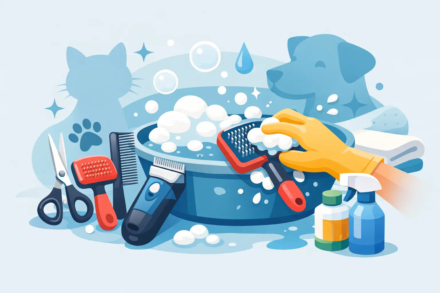 How to Clean Pet Grooming Tools Right