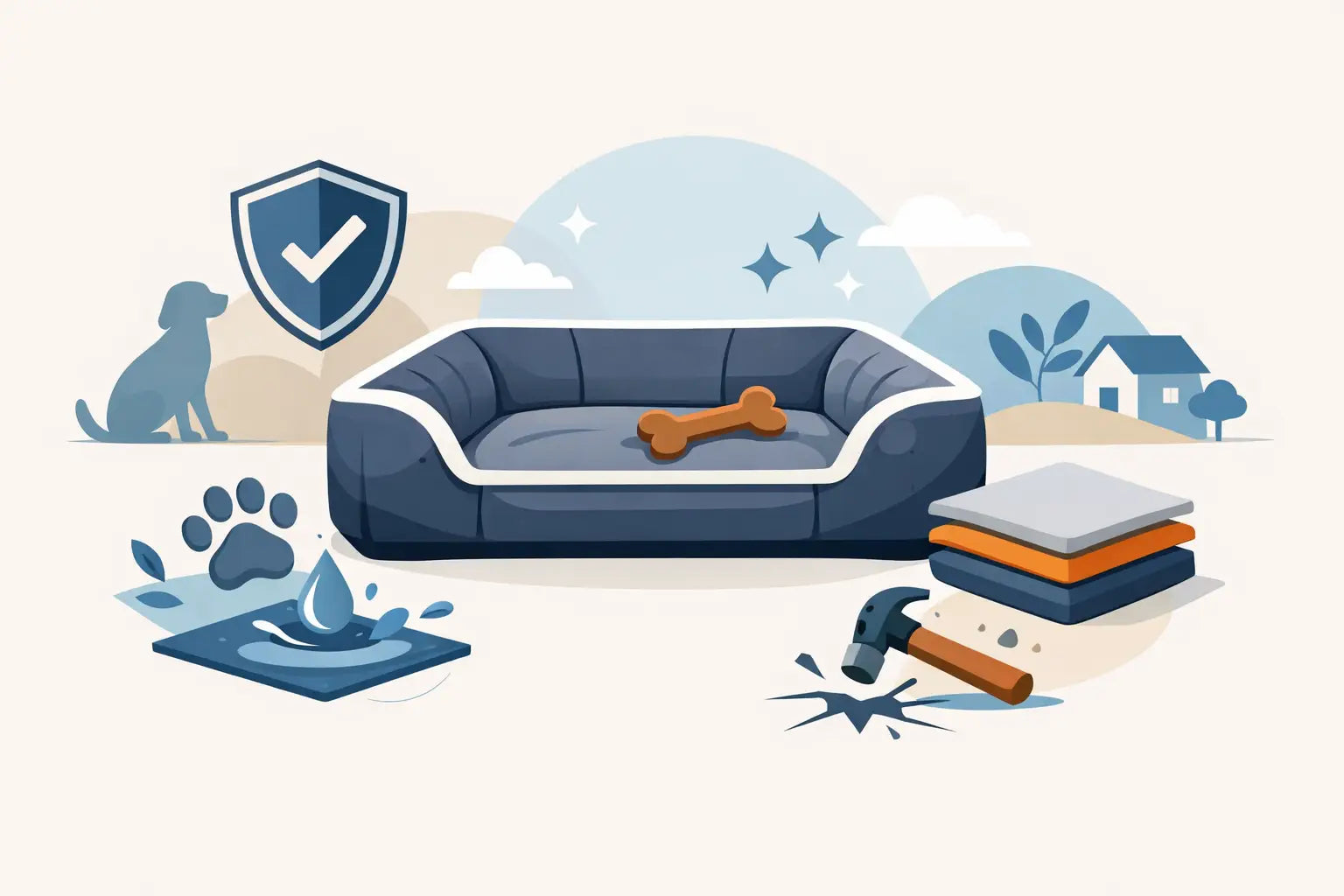 What Makes a Dog Bed Durable?