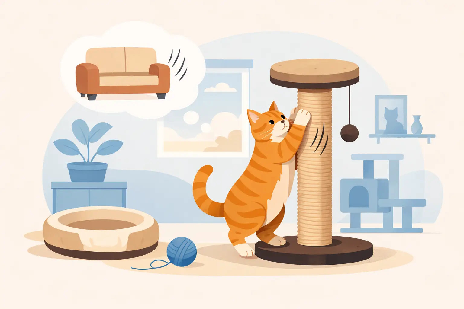 Why Do Cats Need Scratching Posts at Home?