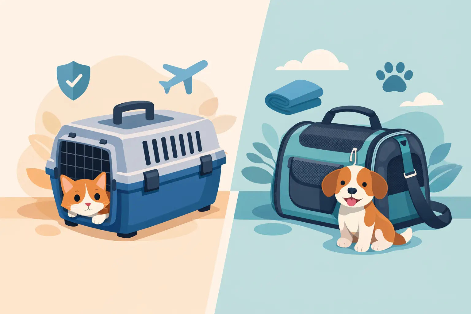 Hard Carrier vs Soft Carrier for Pets