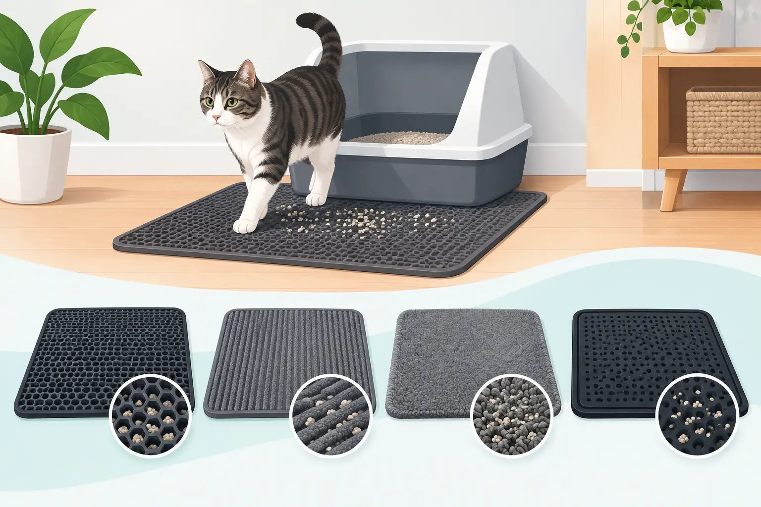 Cat Litter Mat Comparison for Cleaner Floors