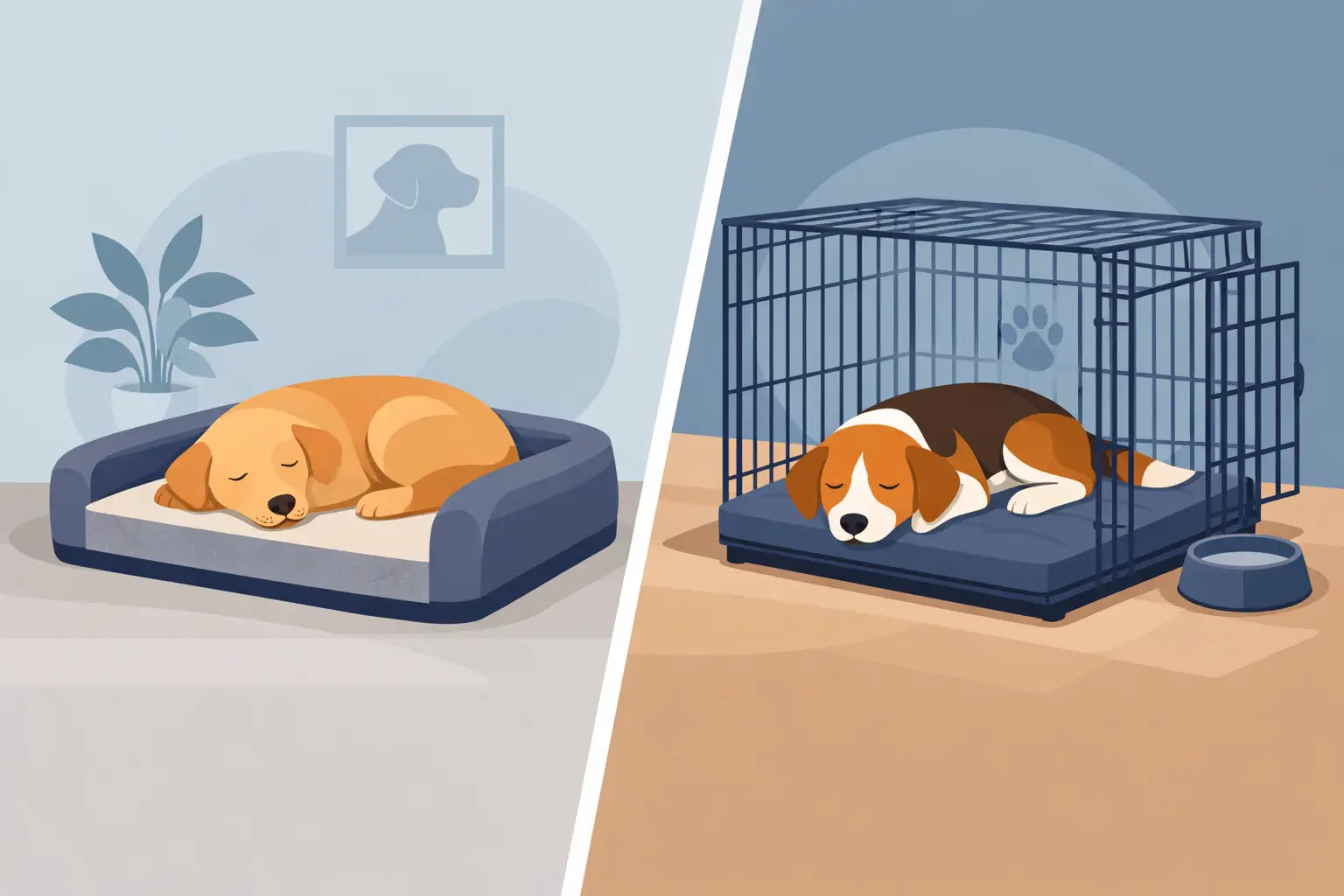 Orthopedic Bed vs Crate Pad for Dogs