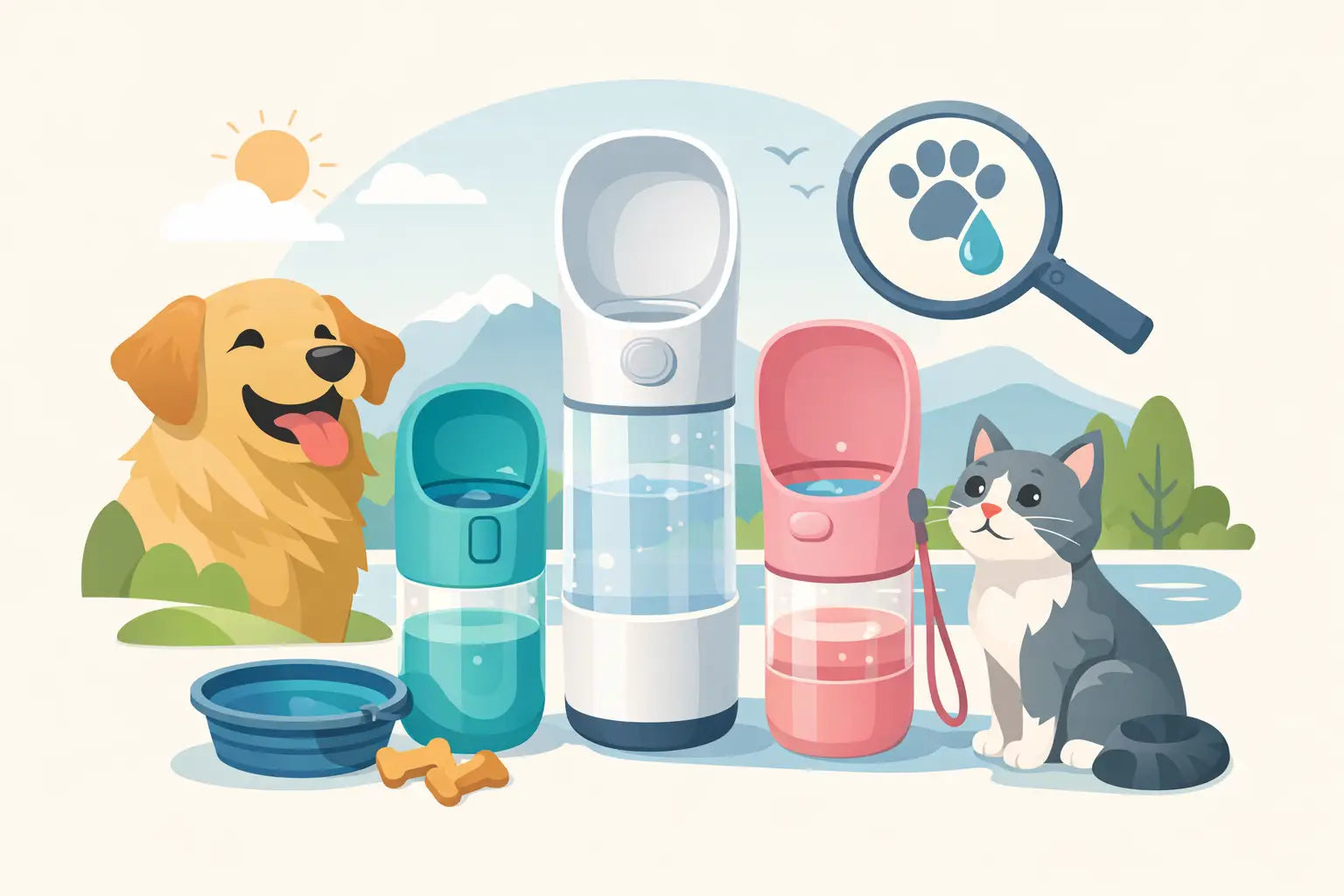 Portable Pet Water Bottle Buying Guide - Nai Pet Store