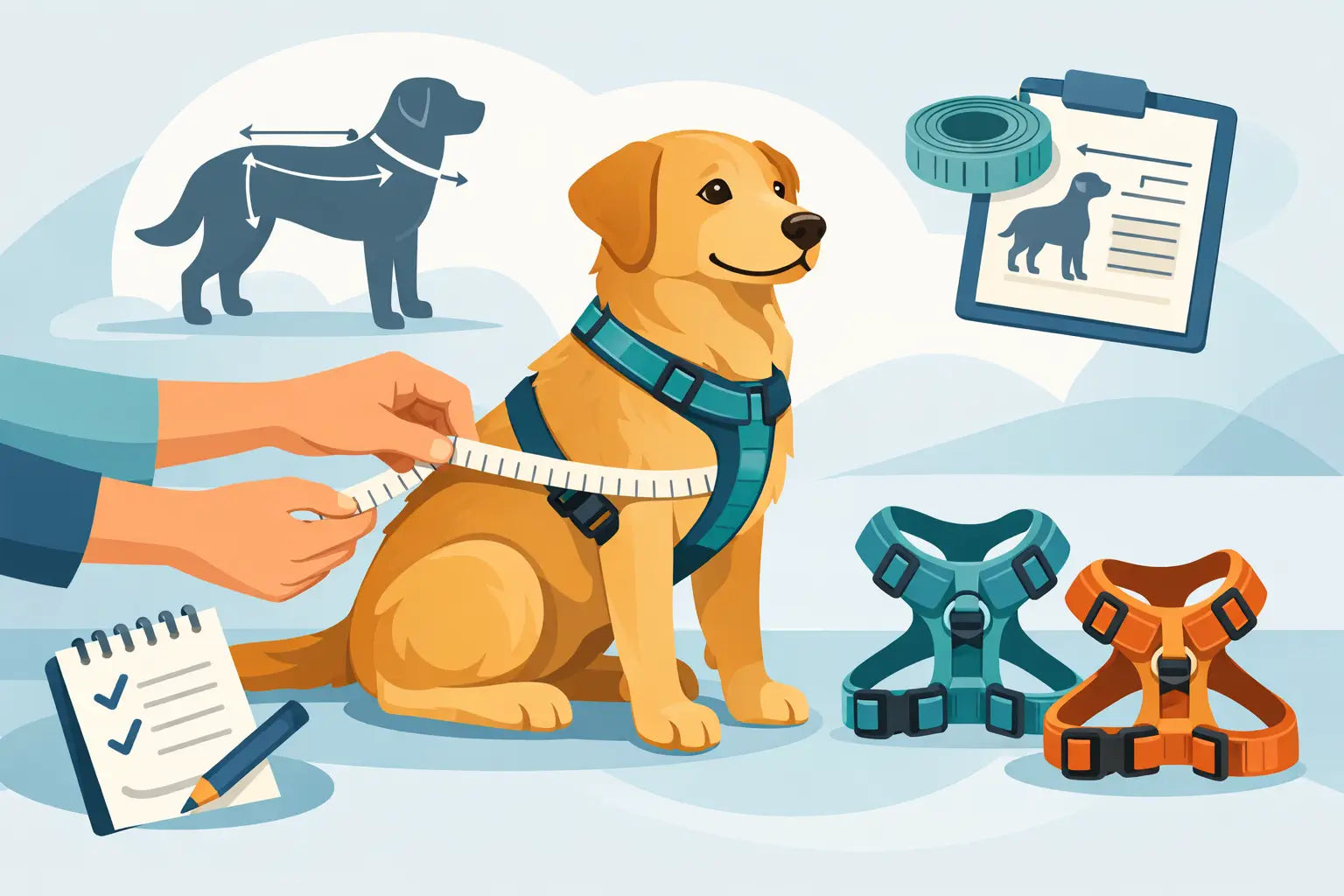 How to Measure Dog for Harness Fit