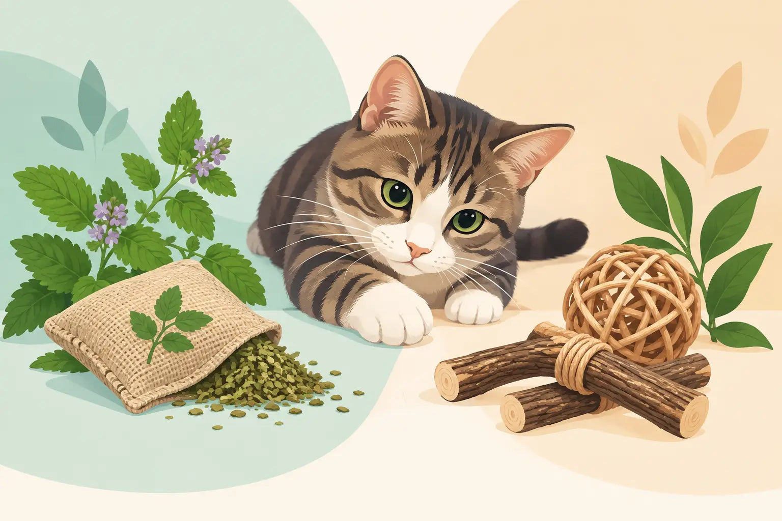 Catnip Versus Silvervine Toys for Your Cat