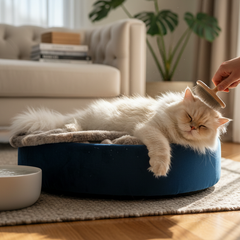 Cat Essentials - Cat Being Pampered