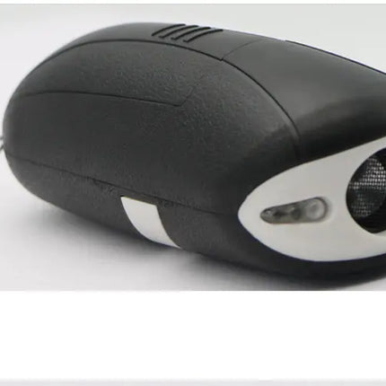 Handheld Outdoor Ultrasonic Dog Repeller by Nai Pet Store in black and white