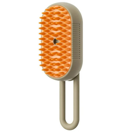 3-in-1 Electric Steam Pet Brush | Spray, Massage & Grooming Comb for Cats & Dogs