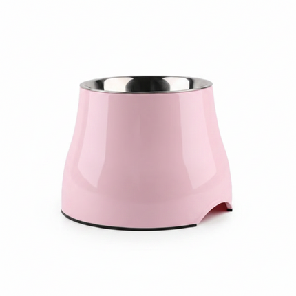 Elevated Pet Bowl with Non-Slip Stainless Steel (One Set)