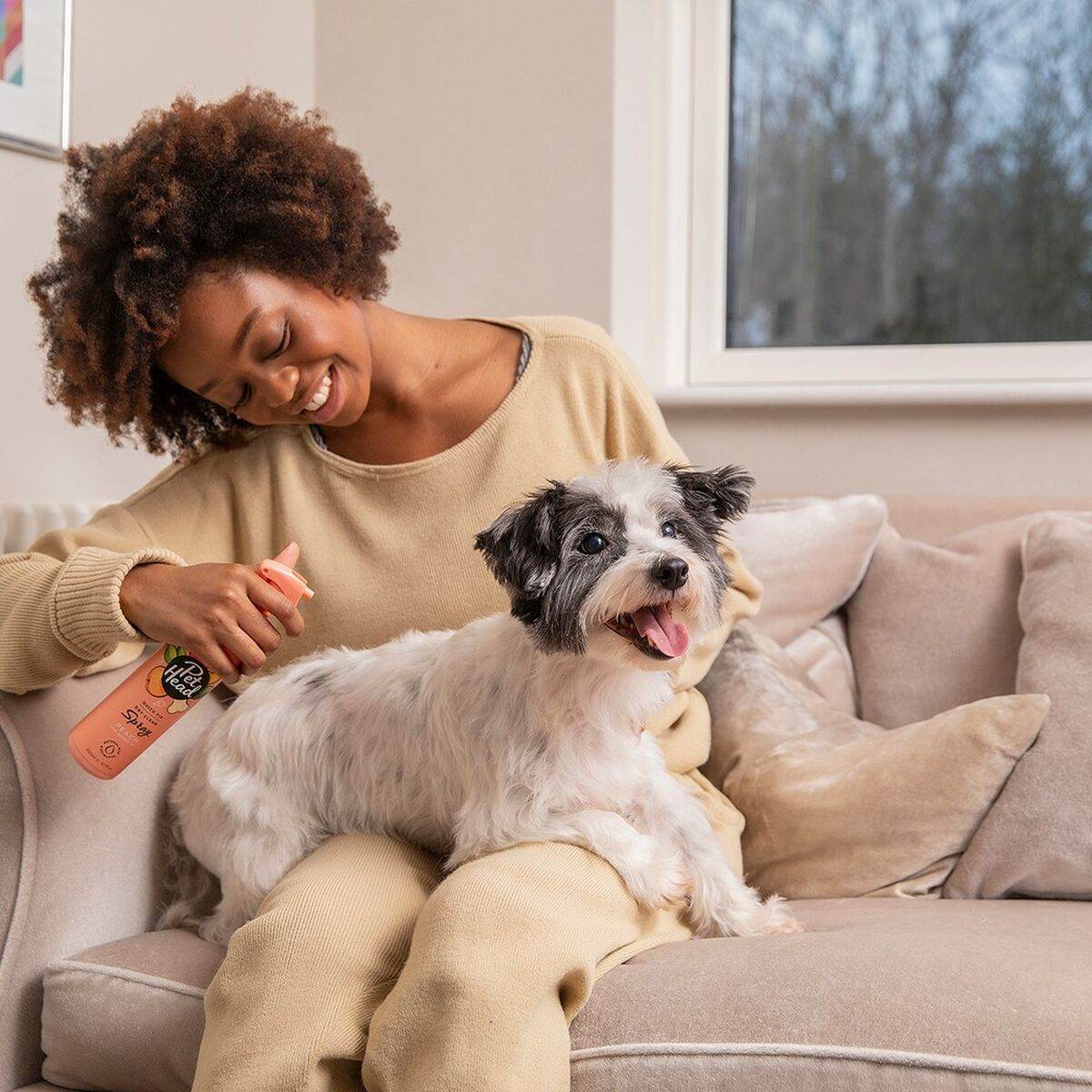 Cleansing Foam Pet Head Quick Fix Dog Peach (200 ml) - Nai Pet Store