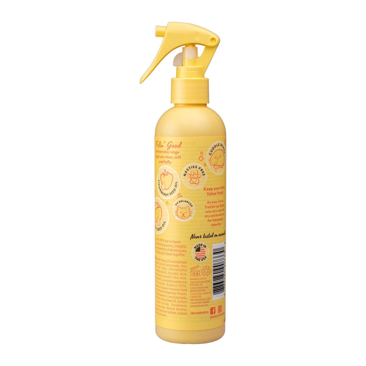 Pet Conditioner Pet Head Lemonberry Felin' Good 300 ml - Nai Pet Store