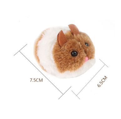 Vibrating Plush Mouse Cat Toy