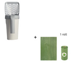 Grey white 1roll garbage bag