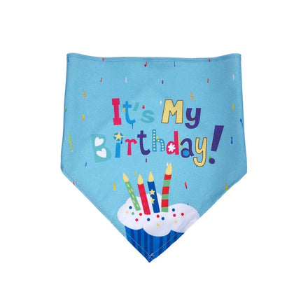 Pet Birthday Triangle Towel for Dogs