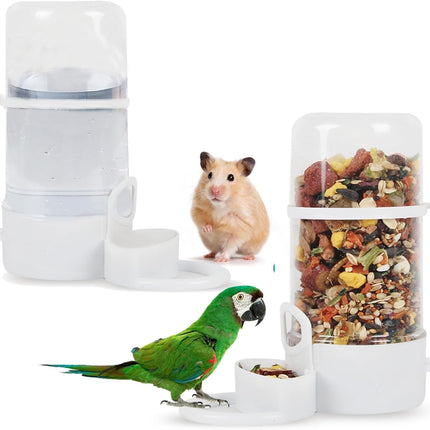 Bird Feeder & Water Dispenser Set (2 Pcs)