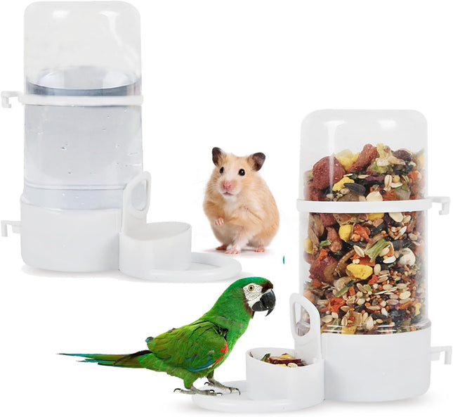 Bird Feeder & Water Dispenser Set (2 Pcs)