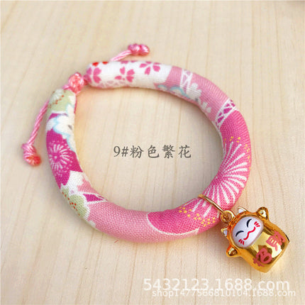 Japanese Style Cute Cartoon Cat Bell Collar Accessories