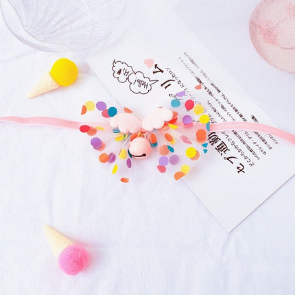 Pet Bow Tie Collar with Fairy Wings and Towel