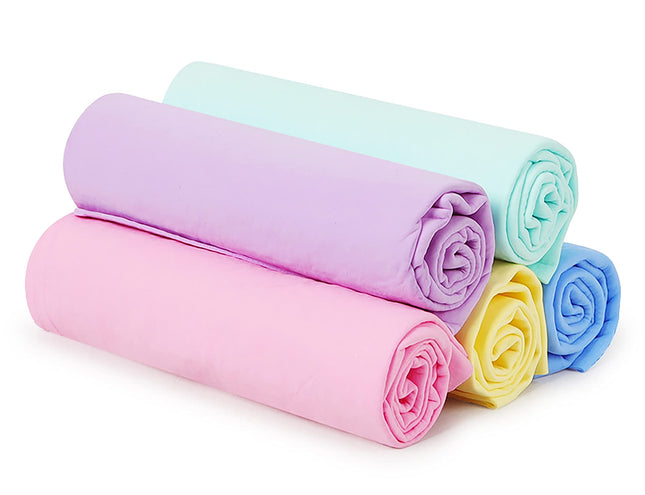 Quick Dry Shammy Pet Grooming Towels | 5-Pack | Large | Dogs & Cats