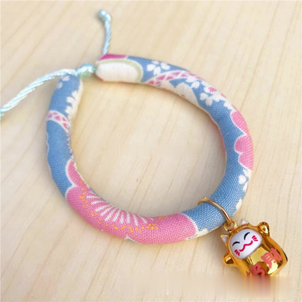 Japanese Style Cute Cartoon Cat Bell Collar Accessories