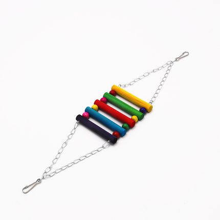 Parrot Swing Stand with Nibbling Toy | Bird Cage Accessory
