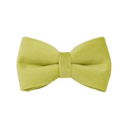 Avocado Velvet Dog Collar Set | Bow, Vest, Leash, Flower & More | XS–XL