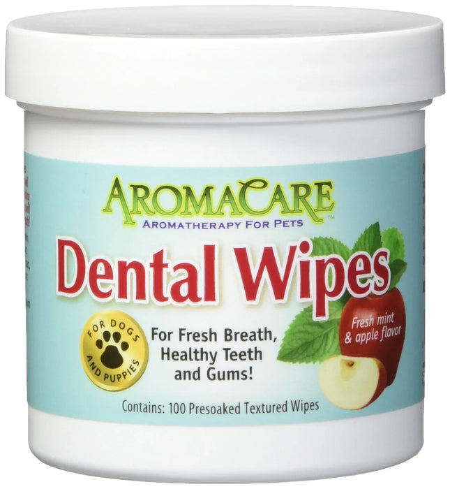 PPP Pet Aroma Care Dental Wipes for Dogs & Cats (100 Count)