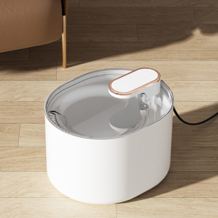 USB Pet Water Fountain — Ultra-Quiet, Detachable, Berlin Blue & Ore White