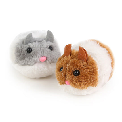 Vibrating Plush Mouse Cat Toy