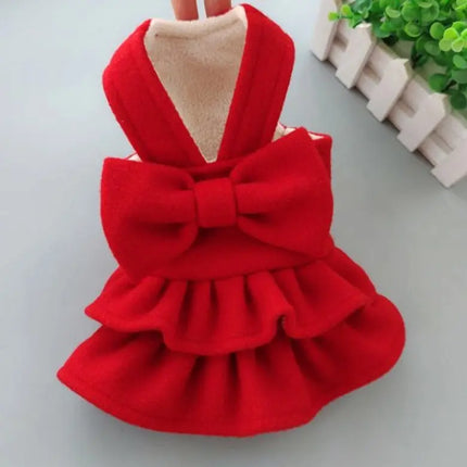 Red Christmas Pet Dress