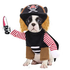 Brown riding suit (small head) / L