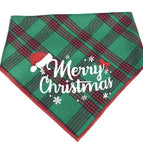 Green hot word triangle scarf