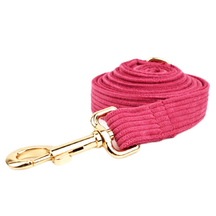 Rose Velvet Dog Collar | Bow, Leash, Vest & More | XS–XL