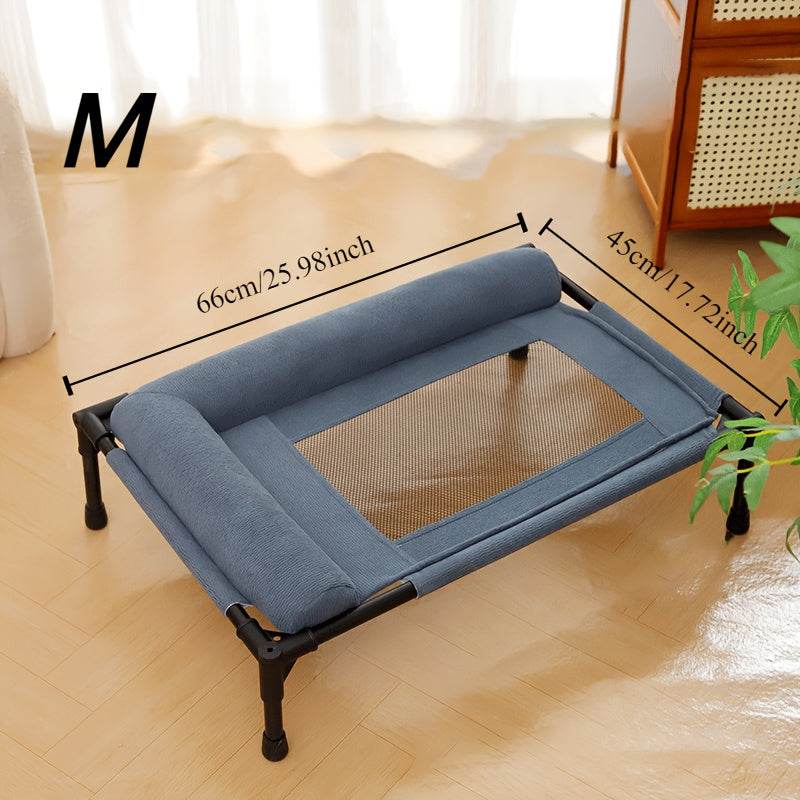 Cooling Raised Dog Bed with Pillow Support - Nai Pet Store