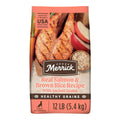 Merrick Real Salmon & Brown Rice Recipe dog food for adult all breeds, 12 lb bag with ancient grains