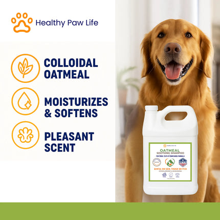 Oatmeal Shampoo for Dogs, Cats & Horses | 1 Gallon