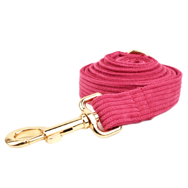 Rose Velvet Dog Collar | Bow, Leash, Vest & More | XS–XL