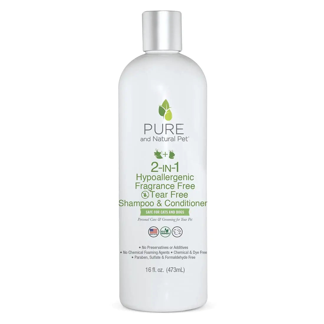 Pure and Natural Pet 2-in-1 Hypoallergenic Fragrance Shampoo & Conditioner