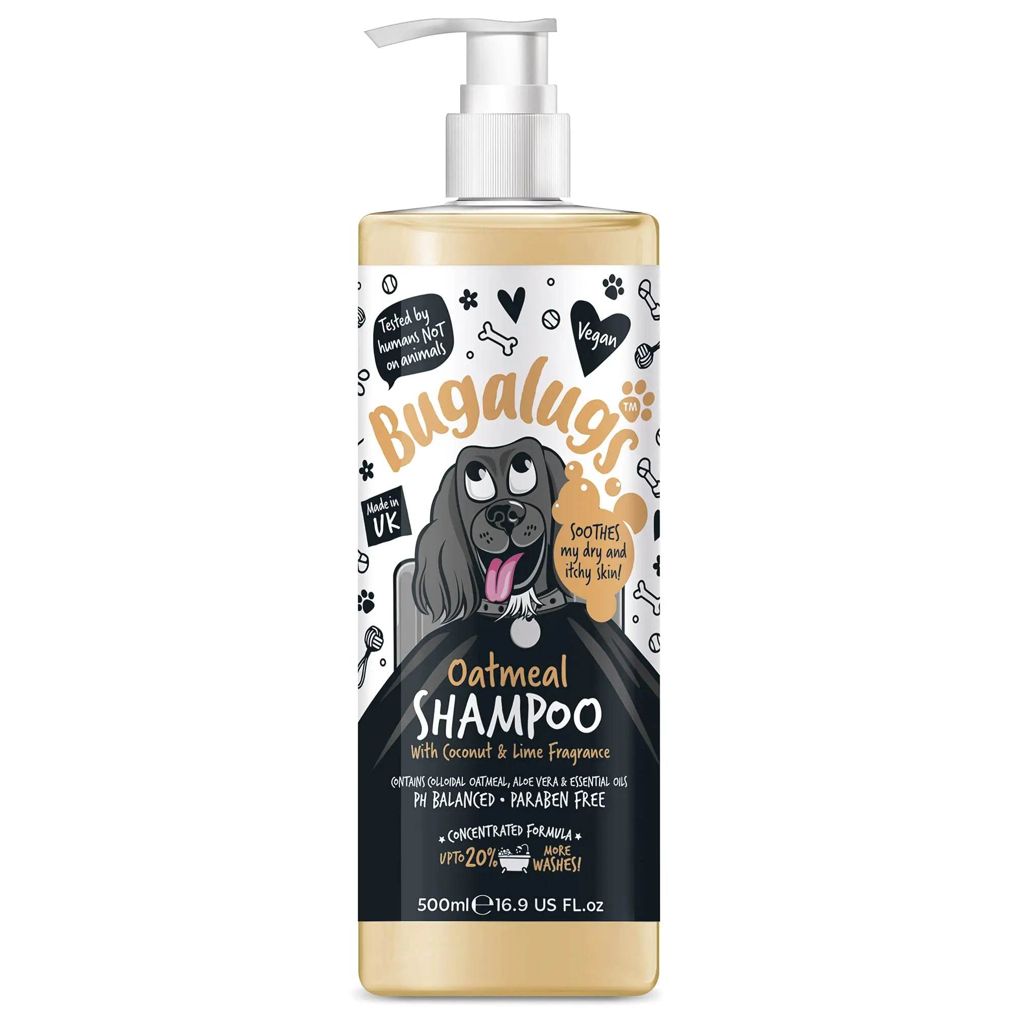 Bugalugs Oatmeal & Aloe Vera Dog Shampoo - Nai Pet Store