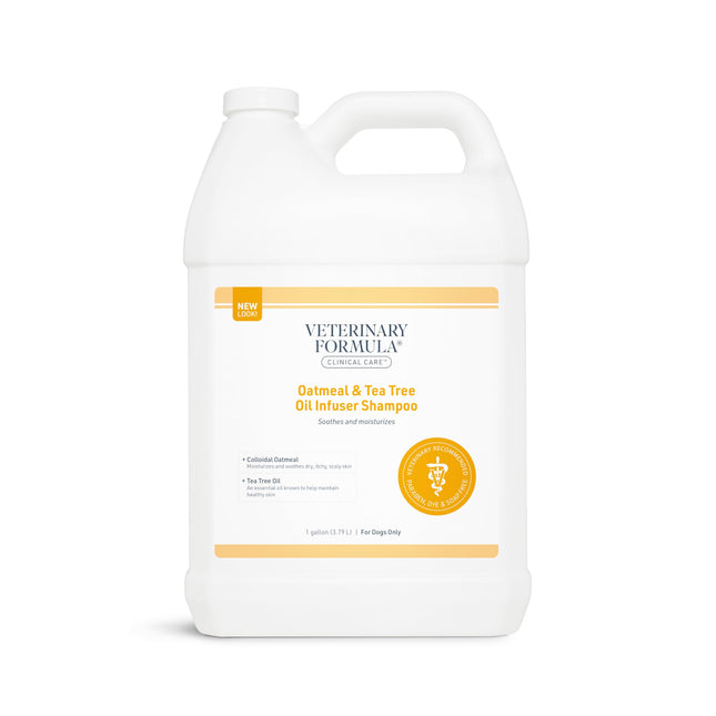 Shampooing médicamenteux pour chien Veterinary Formula | Avoine et huile d'arbre à thé | 3,78 L