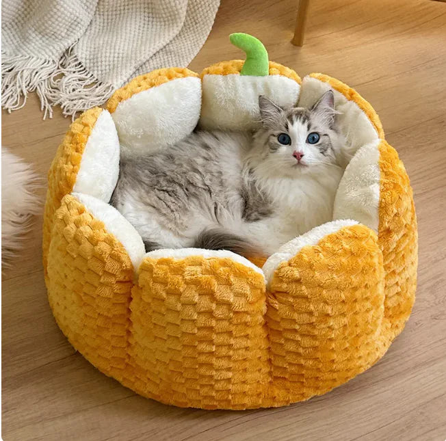 Pumpkin Cat Nest Bed