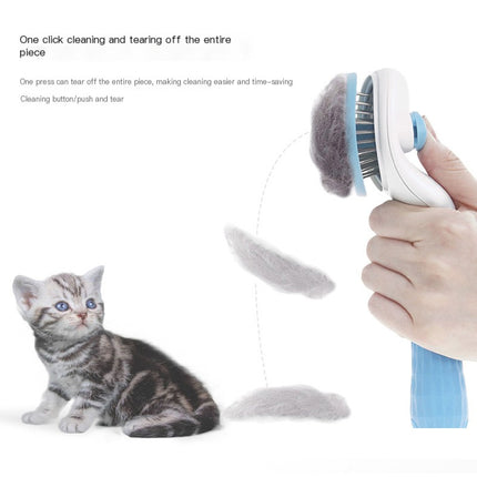 De-Shedding Grooming Brush for Cats & Dogs
