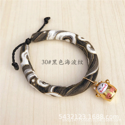 Japanese Style Cute Cartoon Cat Bell Collar Accessories