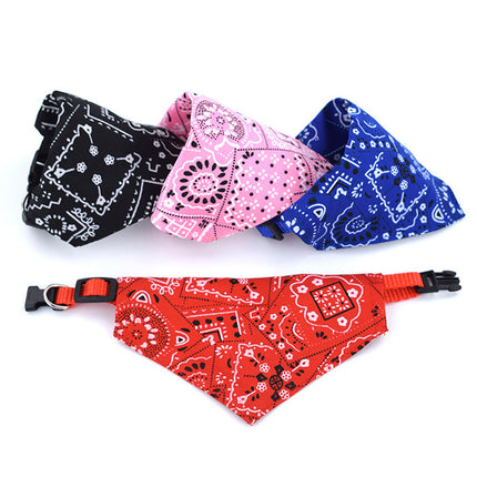 Retractable Triangle Scarf Collar Pet Saliva Towel
